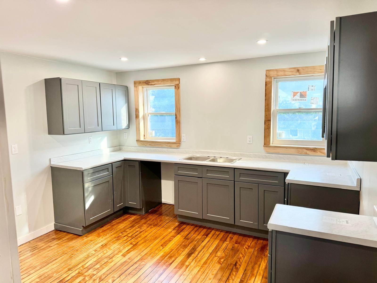 Kitchen and flooring remodel completed for an Eagle Eye Contracting property project